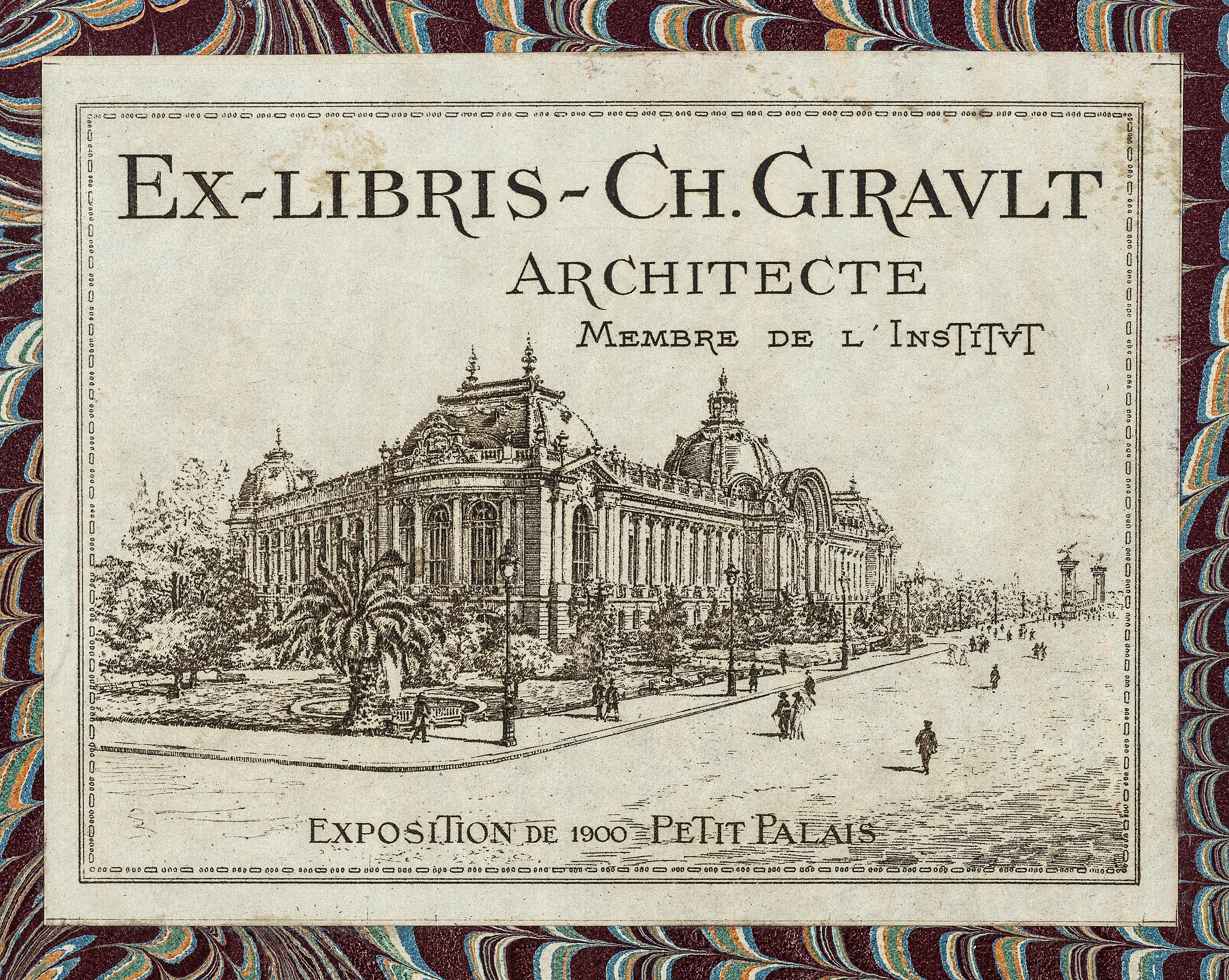 Exposition universelle de 1900. Recueil des plans, vues d'ensemble et détails du Petit Palais des Champs Elysées. Charle