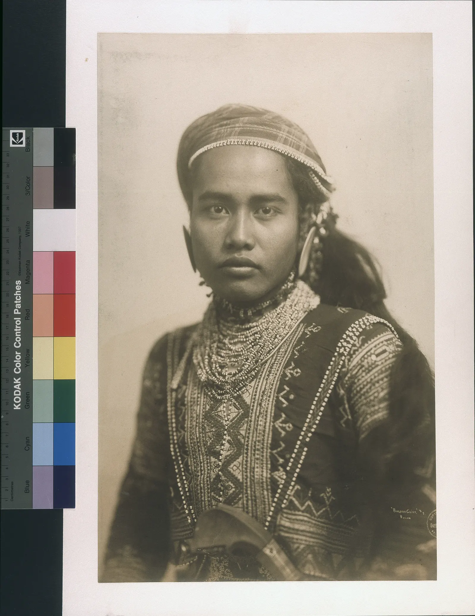 "Bogobo Chief - 3." Bulon. (Taken during the 1904 World's Fair)