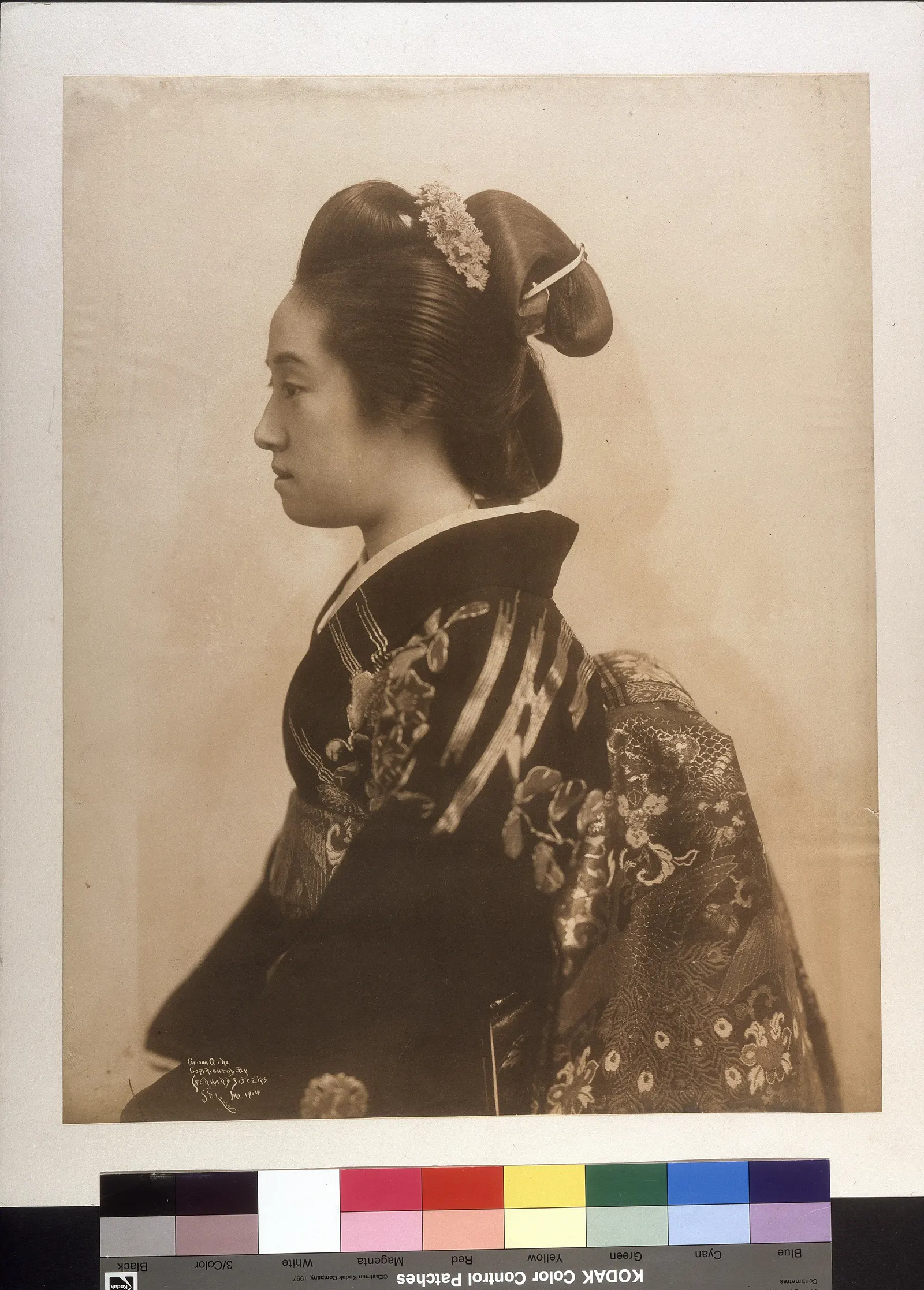 "Geisha Girl." (Taken during the 1904 World's Fair).
