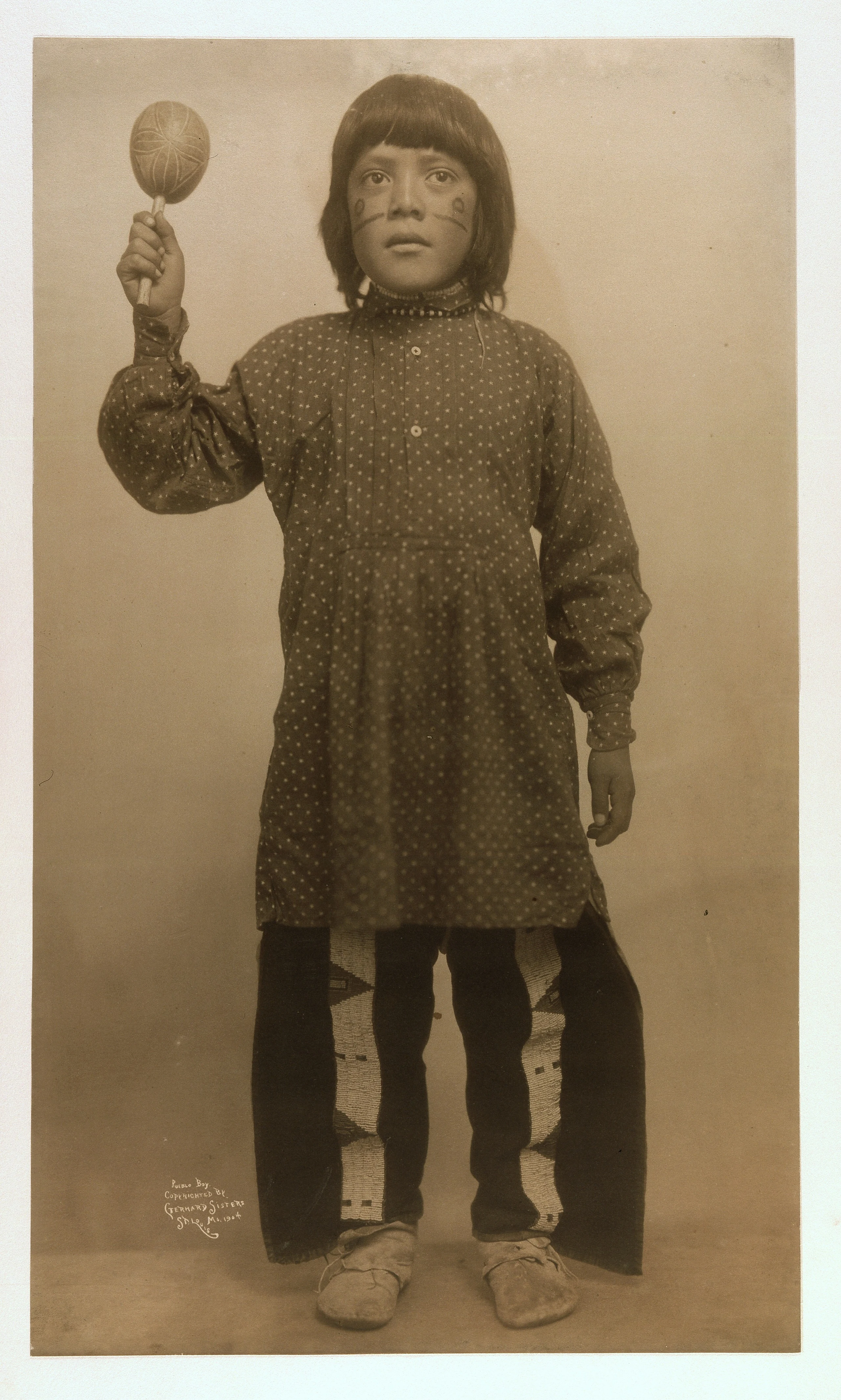 "Pueblo Boy." (Taken during the 1904 World's Fair).