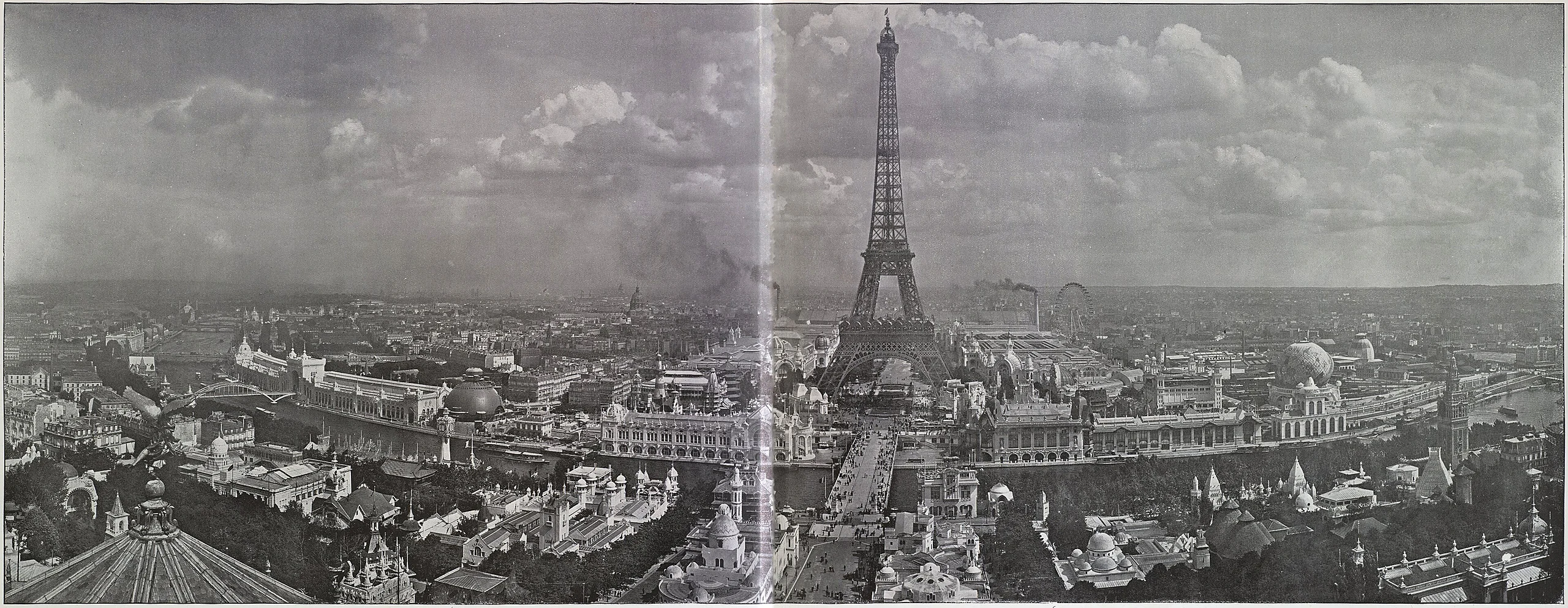 La Seine et l'Exposition; vue prise du Trocadéro
