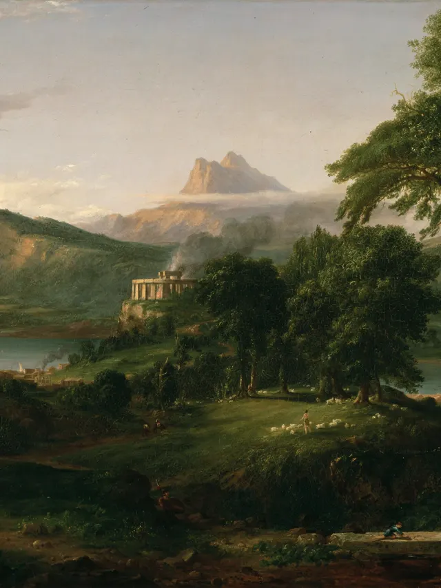 The Course of Empire: The Arcadian or Pastoral State, Thomas Cole, 1834