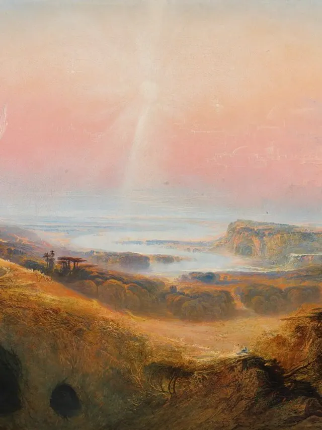 The Celestial City and the River of Bliss, John Martin, 1841