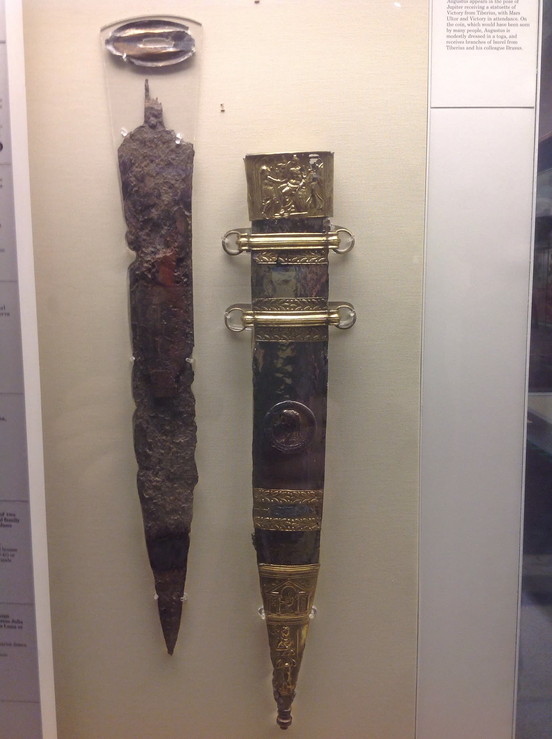 A first-century Roman gladius, the Mainz sword