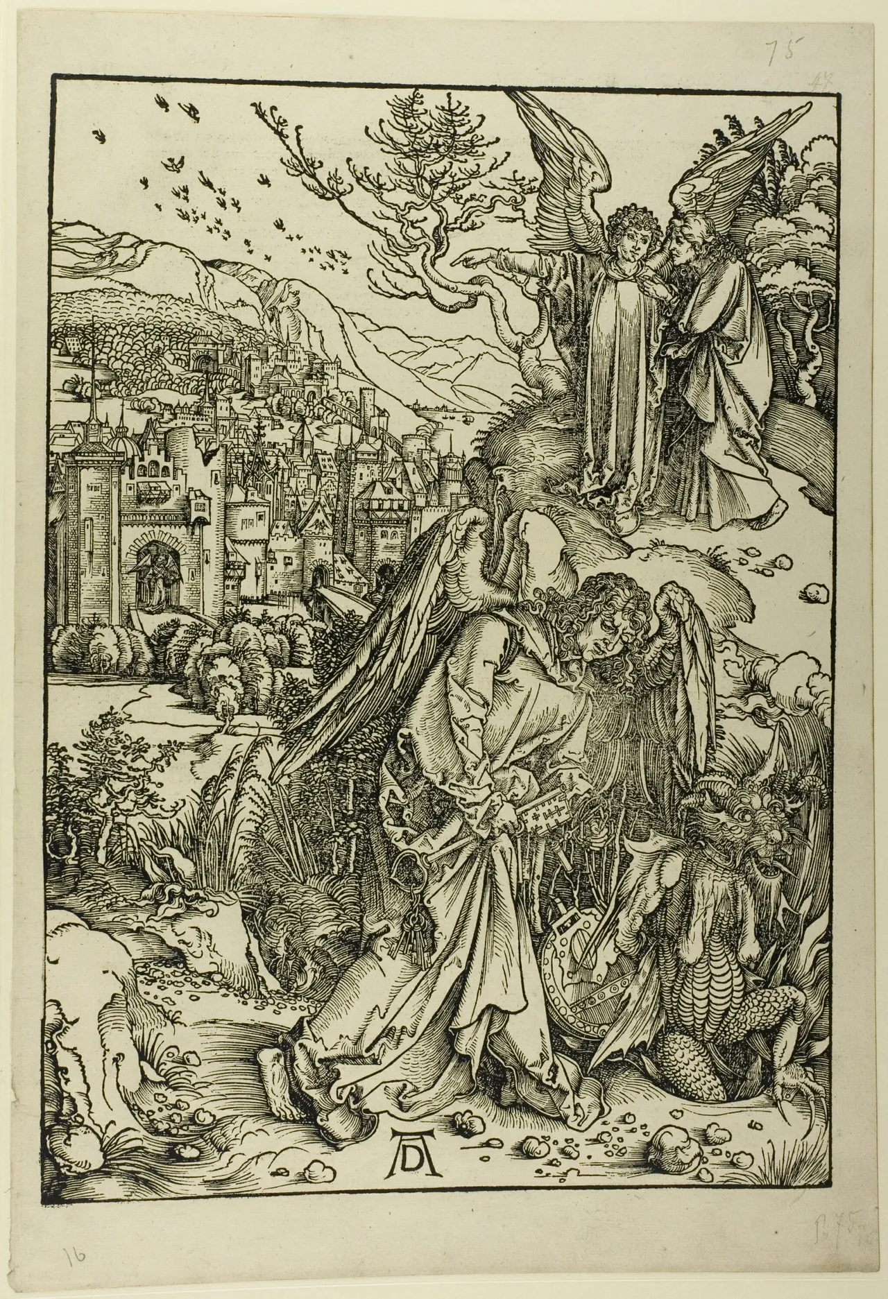 The Angel with the Key of the Bottomless Pit, from The Apocalypse