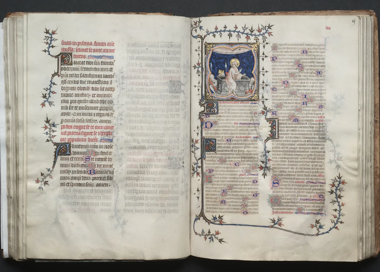 The Gotha Missal:  Fol. 69r, The Resurrection