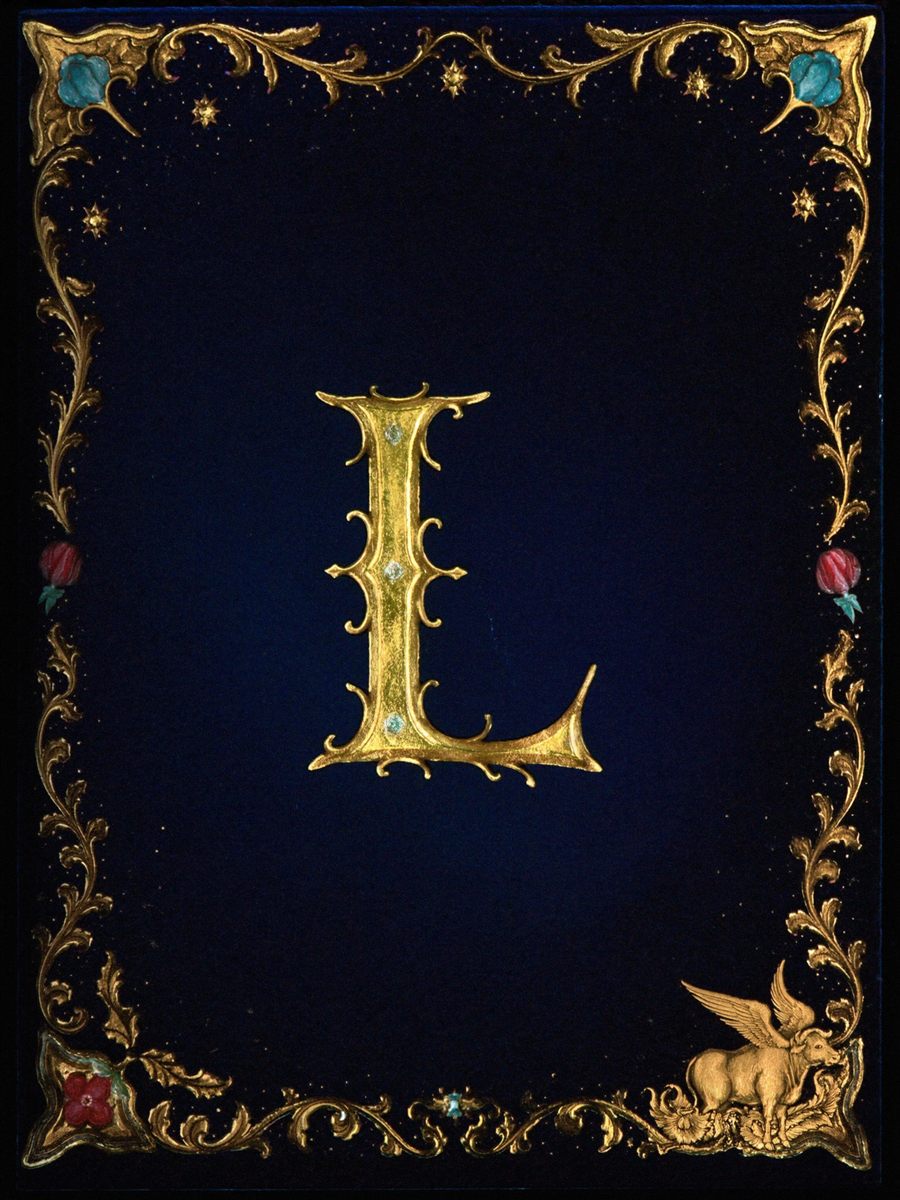 Gospel of Luke — illuminated manuscript cover