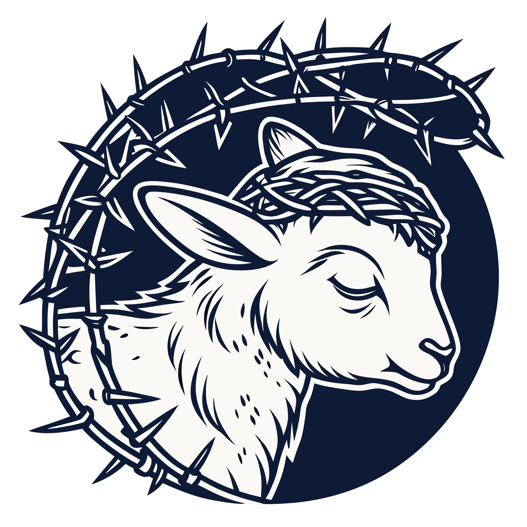 The Veiled Lamb — mark, cream