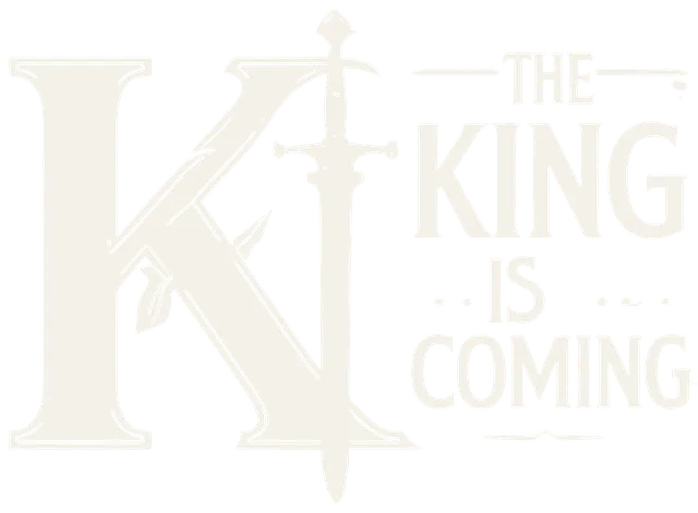 The King Is Coming Show™ — full logo, cream